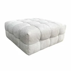 Hocker Merrol Chenille - Crème - Loft24.nl