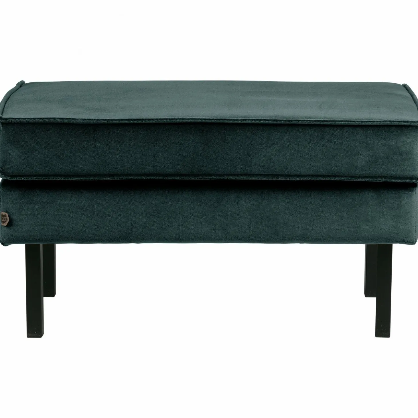 Hocker Rodeo Op Poten Velvet Teal - Loft24.nl