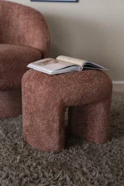 Hocker Sahi - Terracotta (zithoogte 41 cm) - Loft24.nl