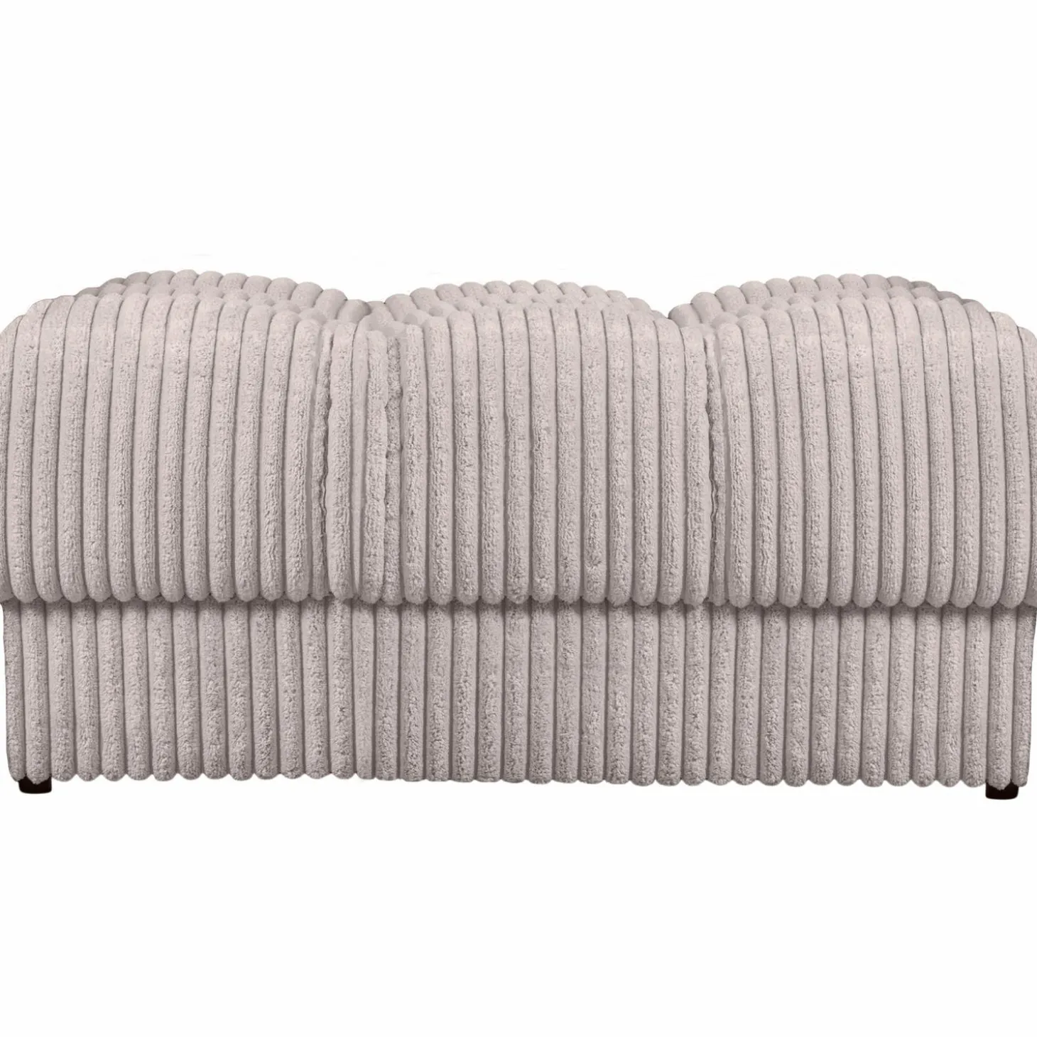 Hocker Second Date Grove Ribstof Naturel - Loft24.nl