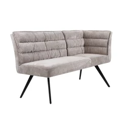 Hoek Eetkamerbank Rosora 100cm Beige (Links) - Loft24.nl