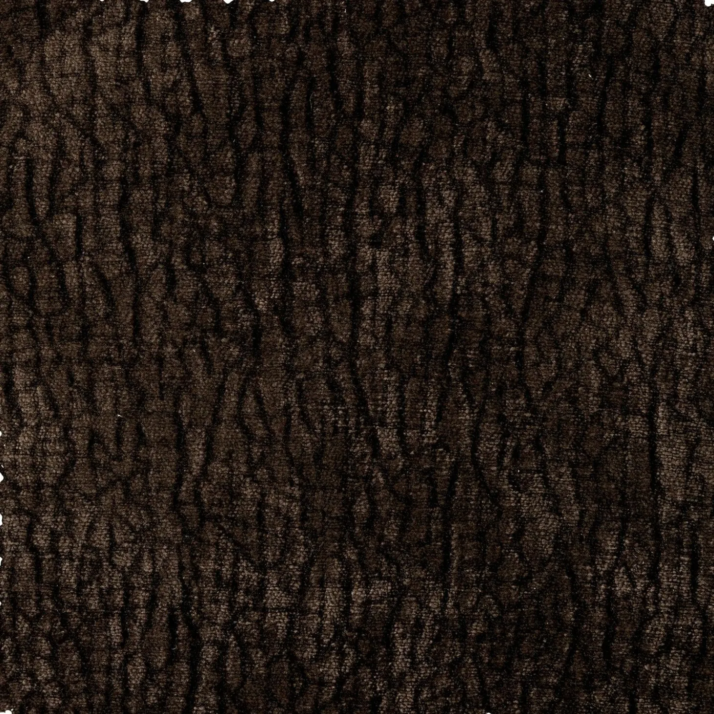 Hoekbank Baggy 3D chenille - Donkerbruin (rechts) - Loft24.nl