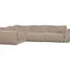 Hoekbank Baggy 3D chenille - Zand (links) - Loft24.nl