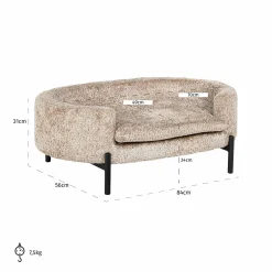 Huisdierenbed Dolly nature sheep (Sheep 01 nature) - Loft24.nl