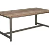 Industiële Eettafel Venetië Teak 200 cm - Loft24.nl