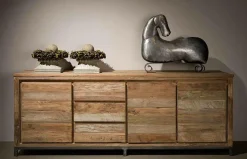 Industrieel Dressoir Venetië met 3 deuren en 3 laden - Loft24.nl