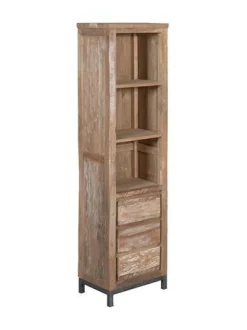 Industriële Boekenkast Venetië met 3 lades - Loft24.nl