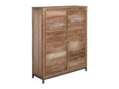 Industriële Opbergkast Venetië met 4 deuren - Loft24.nl