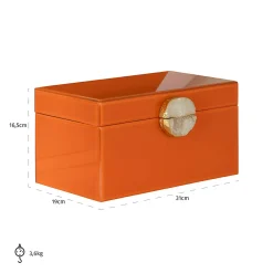 Juwelenbox Lia kleur Oranje - Loft24.nl