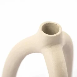 Kaarsenhouder Twig Off white - 16 cm - Loft24.nl