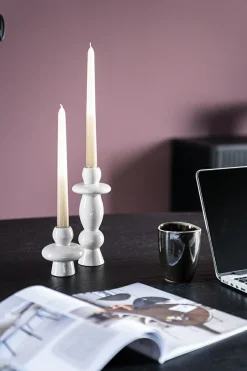 Kaarshouder Barolo - set van 2 stuks -Beige - Loft24.nl