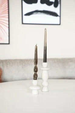 Kaarshouder Barolo - set van 2 stuks -Beige - Loft24.nl