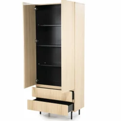 Kabinetkast / Opbergkast Thomas Eikenhout - 95x170 cm - Loft24.nl