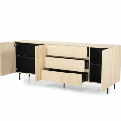 Kabinetkast / Opbergkast Thomas Eikenhout - 95x170 cm - Loft24.nl