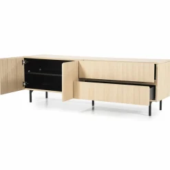 Kabinetkast / Opbergkast Thomas Eikenhout - 95x170 cm - Loft24.nl