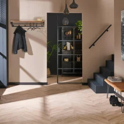 Kapstok Custom Acaciahout met 6 haken - Loft24.nl