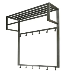 Kapstok Industrieel Metaal met 12 haken - Loft24.nl