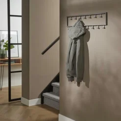 Kapstok Industrieel Metaal met 15 haken - Loft24.nl
