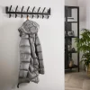 Kapstok Loft Metaal met 2 x 8 haken - Loft24.nl