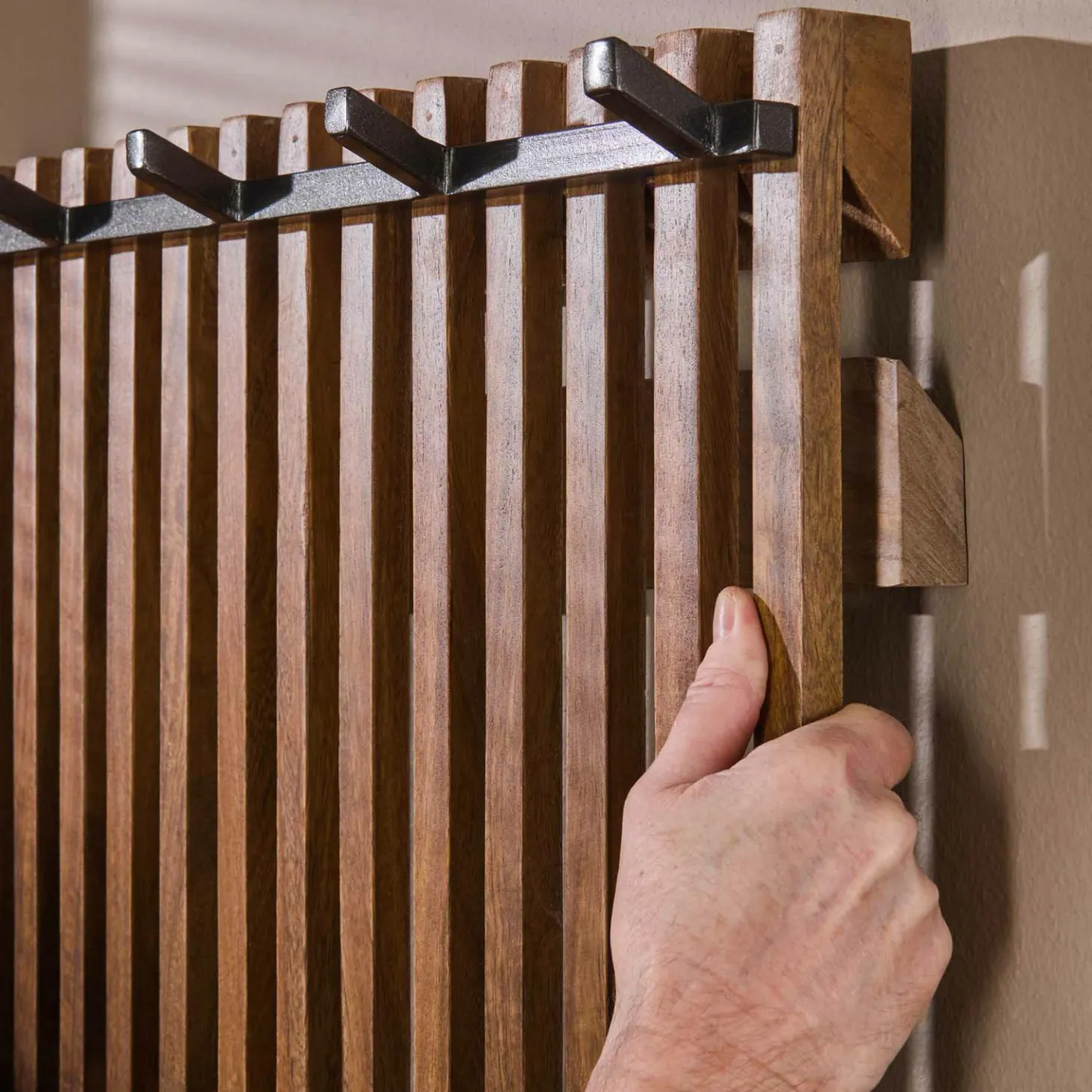 Kapstok Tweak Mangohout met 14 haken - Loft24.nl