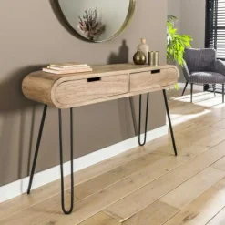 Kaptafel Barrel Mangohout 120cm - Loft24.nl