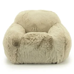 Kinderfauteuil Hug Fluffy - Taupe - Loft24.nl
