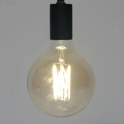 Kooldraadlamp Bol XL Ø12.5cm Amberkleurig dimbaar - Loft24.nl