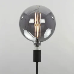 Kooldraadlamp Bol XXL Ø20 Smoke Grey dimbaar - Loft24.nl