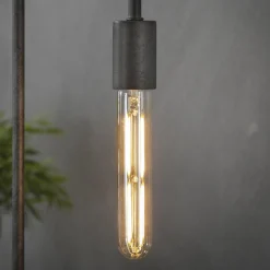 Kooldraadlamp Buis 18.5cm Amberkleurig dimbaar - Loft24.nl