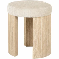 Krukje Gallice Travertin en chenille - Loft24.nl