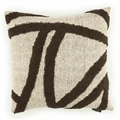 Kussen Majani - Donkerbruin - Loft24.nl