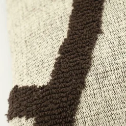 Kussen Majani - Donkerbruin - Loft24.nl