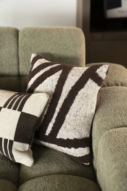 Kussen Majani - Donkerbruin - Loft24.nl