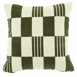 Kussen Twist 45x45 cm - Groen - Loft24.nl