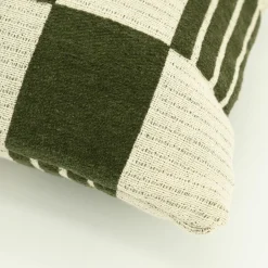 Kussen Twist 35x55 cm - Groen - Loft24.nl