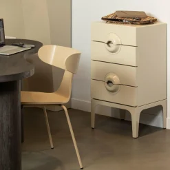 Ladekast Merge Met 4 lades, kleur Greige - Loft24.nl