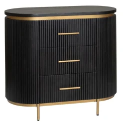 Ladekast Rivello Mangohout 80 x 90 cm - Loft24.nl