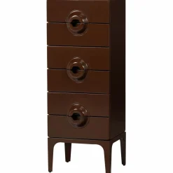 Ladenkast Merge Met 6 lades, kleur Bruin/Rood - Loft24.nl