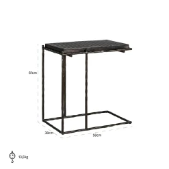 Laptoptafel Ventana - Zwart - Loft24.nl