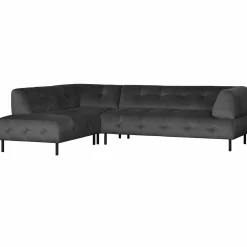 Lloyd hoekbank links gewassen fluweel cast iron - Loft24.nl