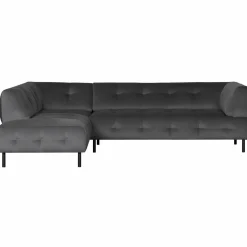 Lloyd hoekbank links gewassen fluweel cast iron - Loft24.nl