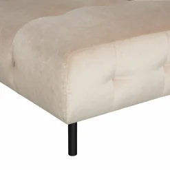 Lloyd hoekbank rechts gewassen fluweel sea salt - Loft24.nl