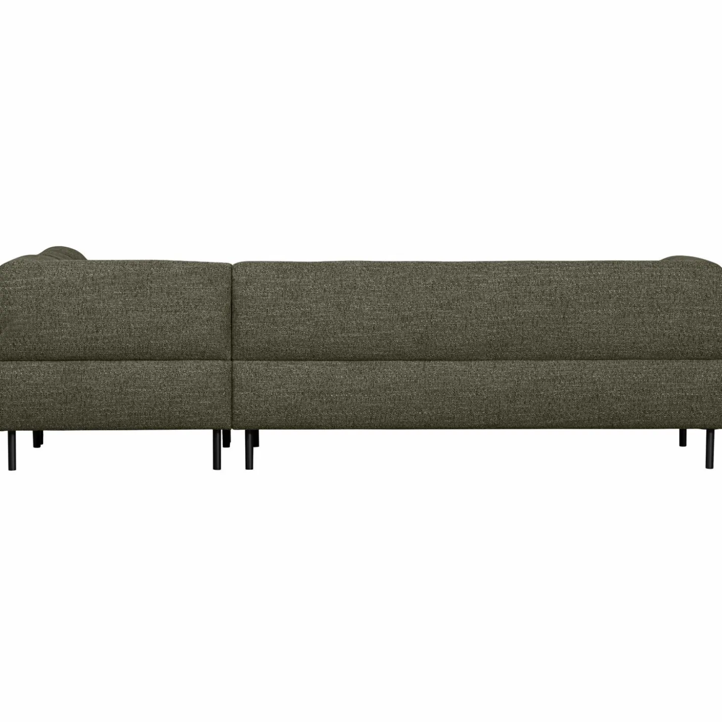 Lloyd hoekbank rechts grof geweven groen melange - Loft24.nl