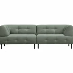 Lloyd 4-zits bank gewassen fluweel waterplant - Loft24.nl