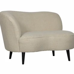 Lounge Fauteuil Sara Teddy - Off White (links) - Loft24.nl