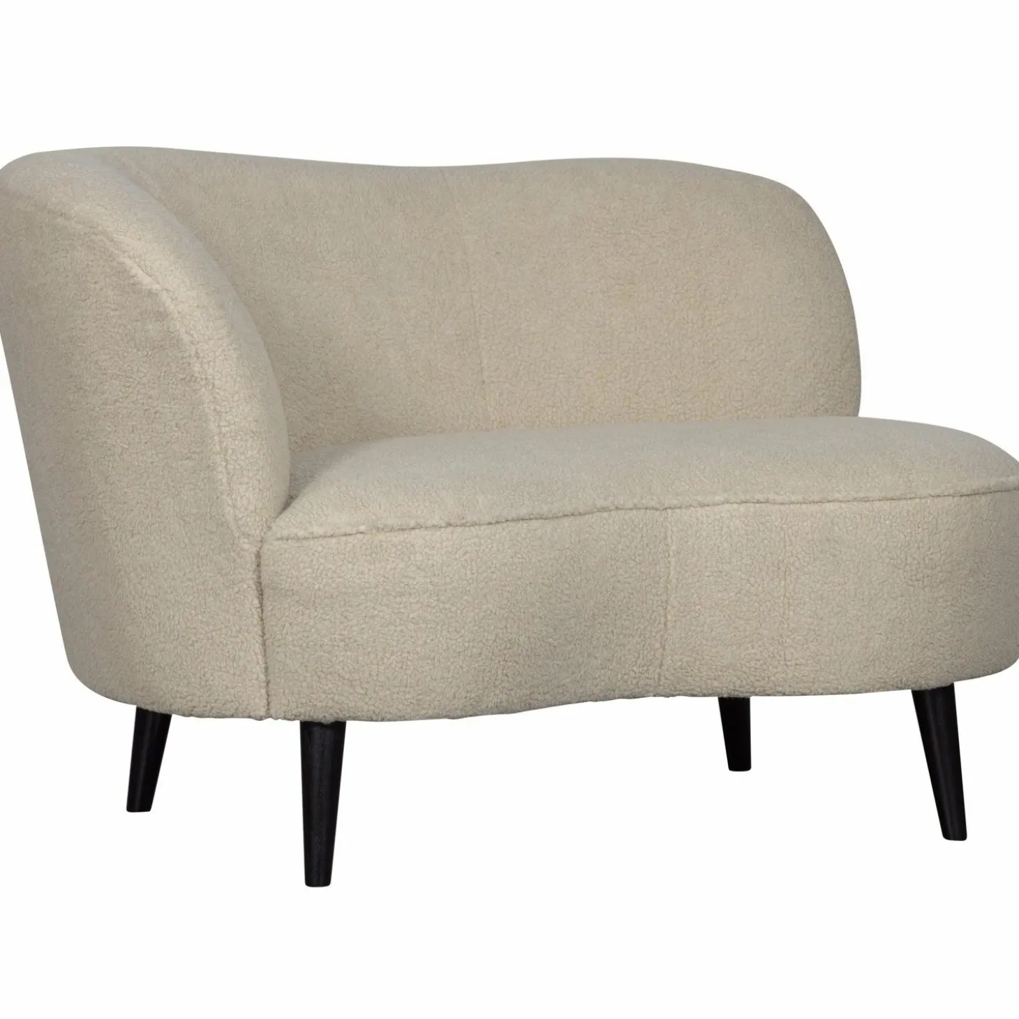 Lounge Fauteuil Sara Teddy - Off White (links) - Loft24.nl