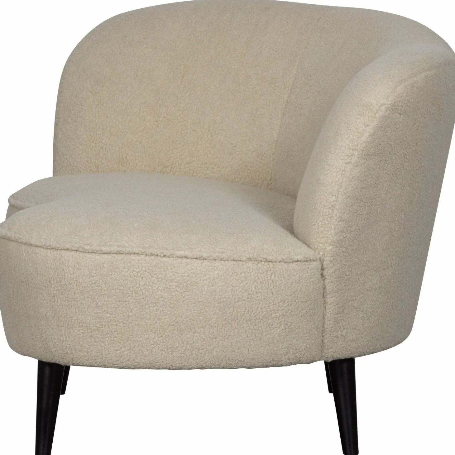 Lounge Fauteuil Sara Teddy - Off White (links) - Loft24.nl