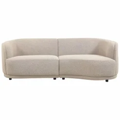 Loungebank Leicester Bouclé - Ivory - Loft24.nl
