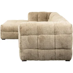 Loungebank Merrol Links Chenille - Desert - Loft24.nl