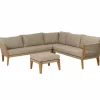Loungeset San remo teakhout - zand incl kussens - Loft24.nl